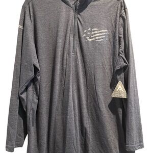 NWT Apparel Men’s Gray Quarter-Zip Pullover